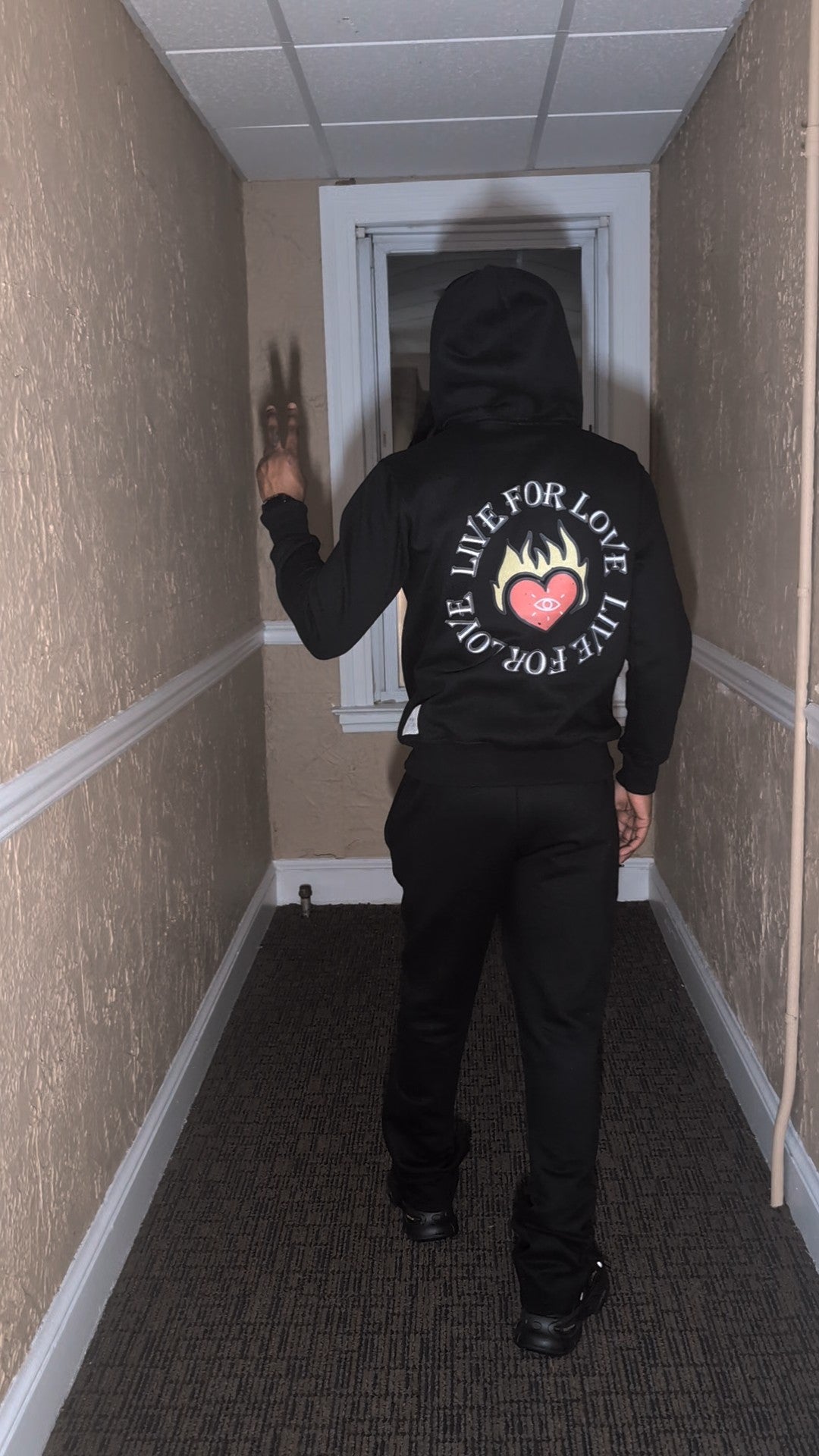 "Love Is Infenite" Stacked Sweatsuit